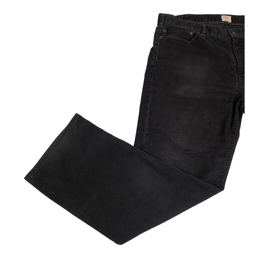 Dockers Mens Black Straight Fit Corduroy Pants 38x29 Cotton Blend Stretch - Picture 6 of 11